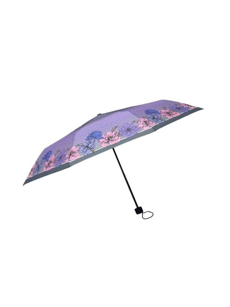 Çiçek 2 Desenli 8 Telli Çok Renkli Manuel Kadın Şemsiyesi