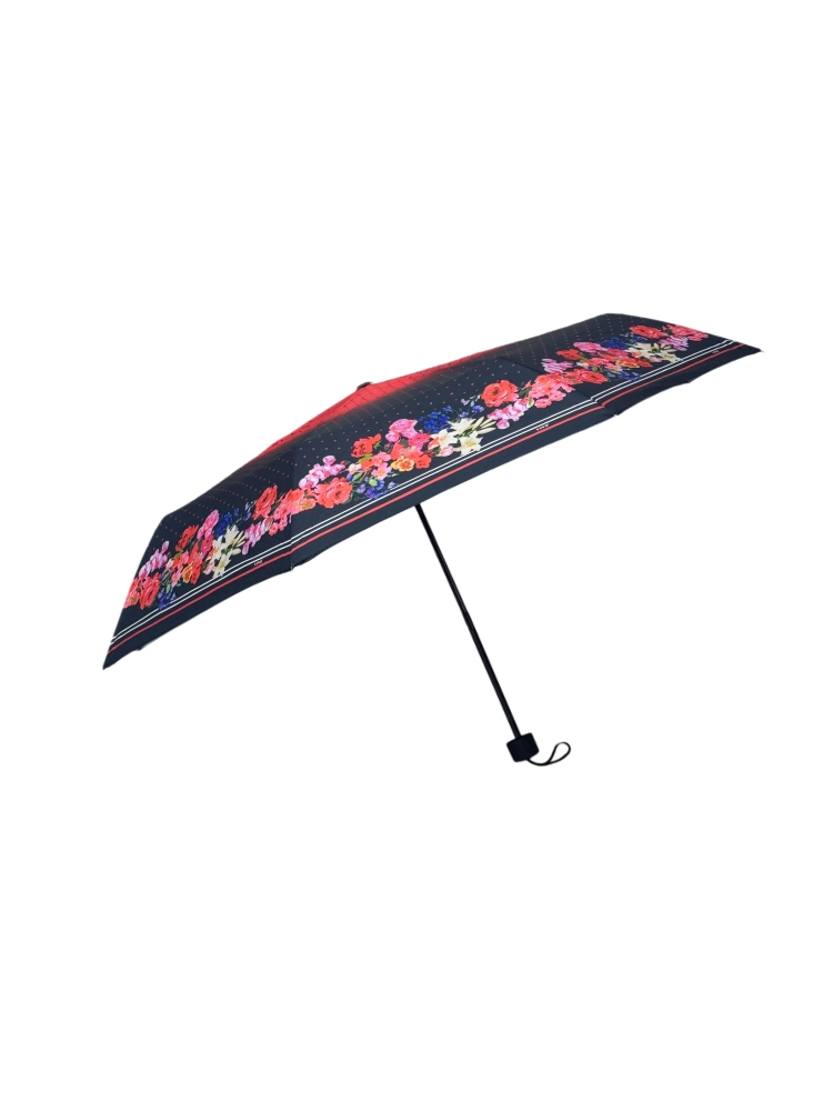 Çiçek 4 Desenli 8 Telli Çok Renkli Manuel Kadın Şemsiyesi