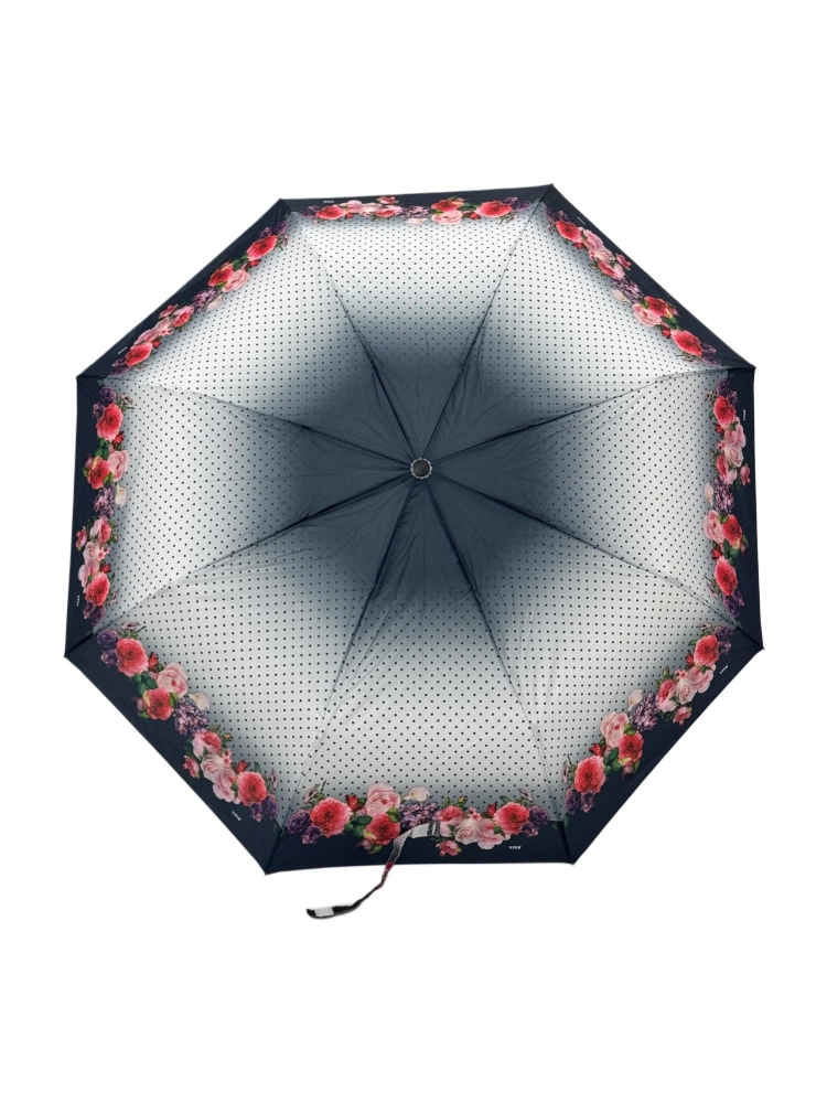 Çiçek Desenli 8 Telli Çok Renkli Manuel Kadın Şemsiyesi