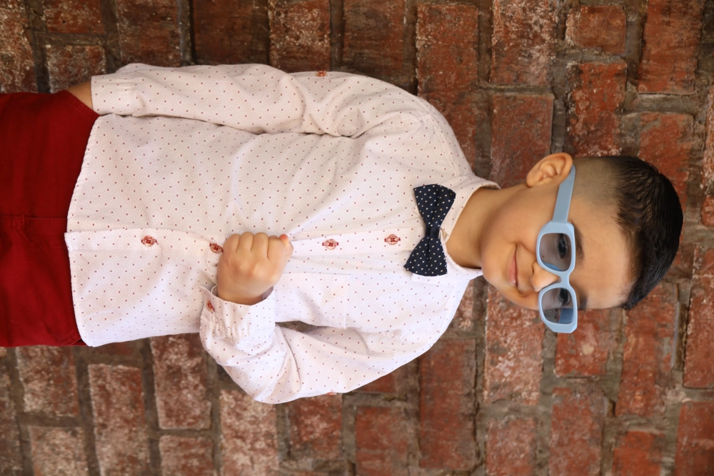 Çocuk Bebe Mavisi Çerçeve UV400 Cam Güneş Gözlüğü