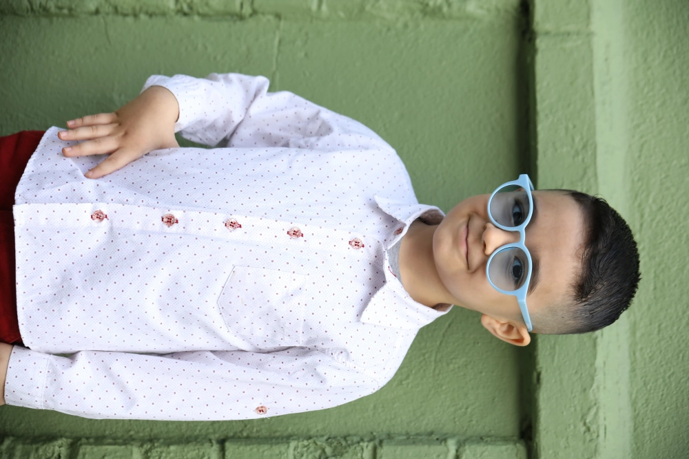 Çocuk Bebe Mavisi Yuvarlak UV400 Güneş Gözlüğü