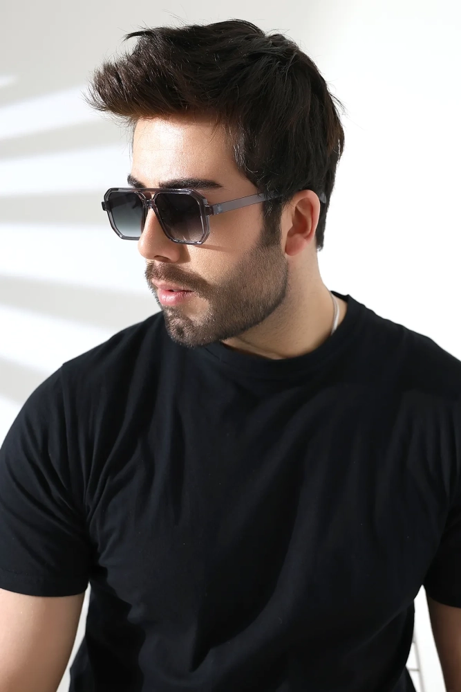 Erkek Retro Kare Güneş Gözlüğü 23001-1 c5