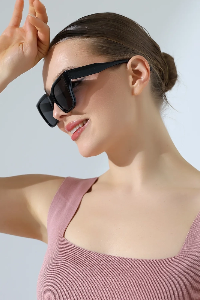 Kadın Cat Eyes Siyah Güneş Gözlüğü 23031 c2