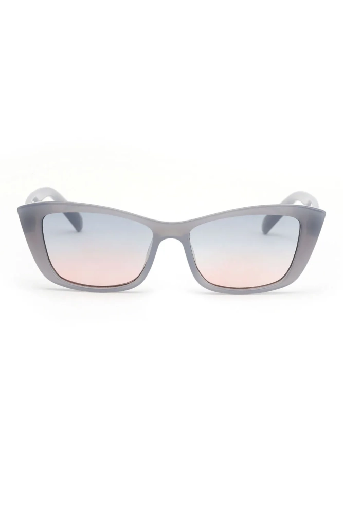 Kadın Dikdörtgen Güneş Gözlüğü Gri Çerçeve Degrade Cam 23009