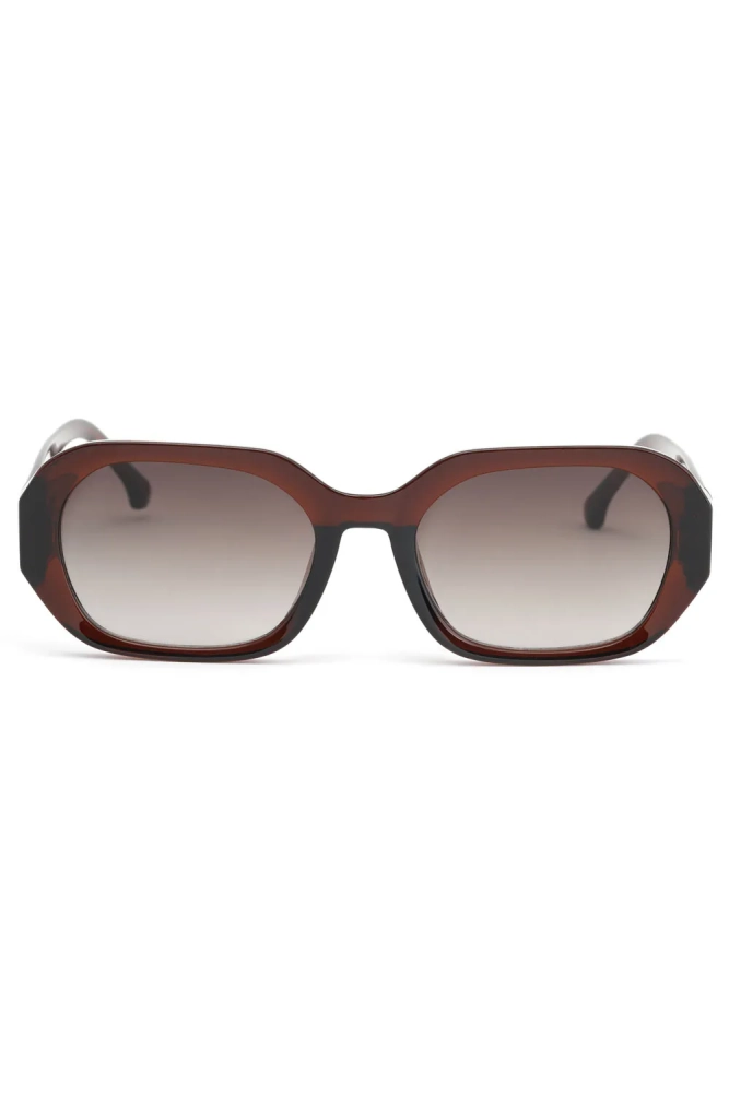 Kadın Dikdörtgen Güneş Gözlüğü Kahverengi 23027