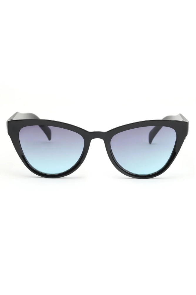 Kadın Kedi Gözü Güneş Gözlüğü Siyah Degrade Cam 23028