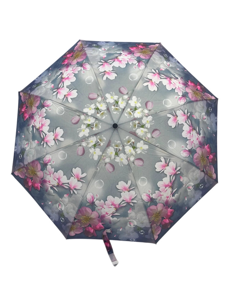 Orkide Desenli 8 Telli Çok Renkli Çocuk Şemsiyesi