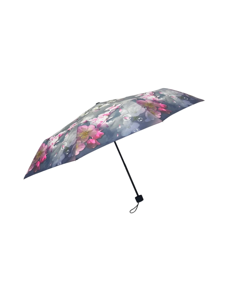 Orkide Desenli 8 Telli Çok Renkli Çocuk Şemsiyesi