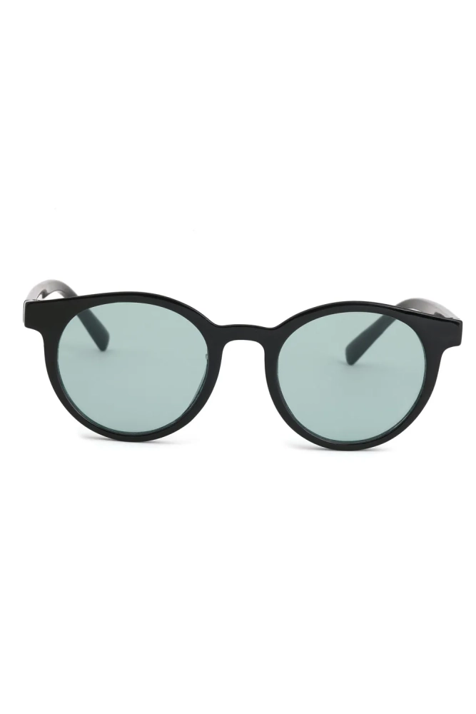 Siyah Yuvarlak Kemik Çerçeveli Gri Camlı Çocuk Güneş Gözlüğü 23003-2